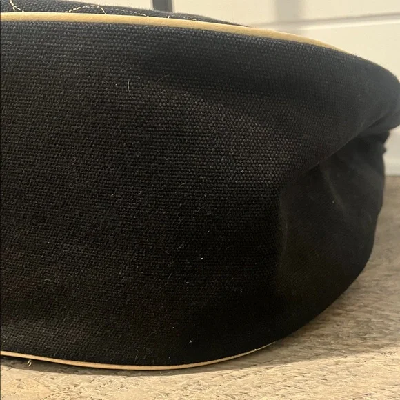 Chelsey Henry Quilted Cotton & Leather Crescent Shoulder Bag - Picture 11 of 14